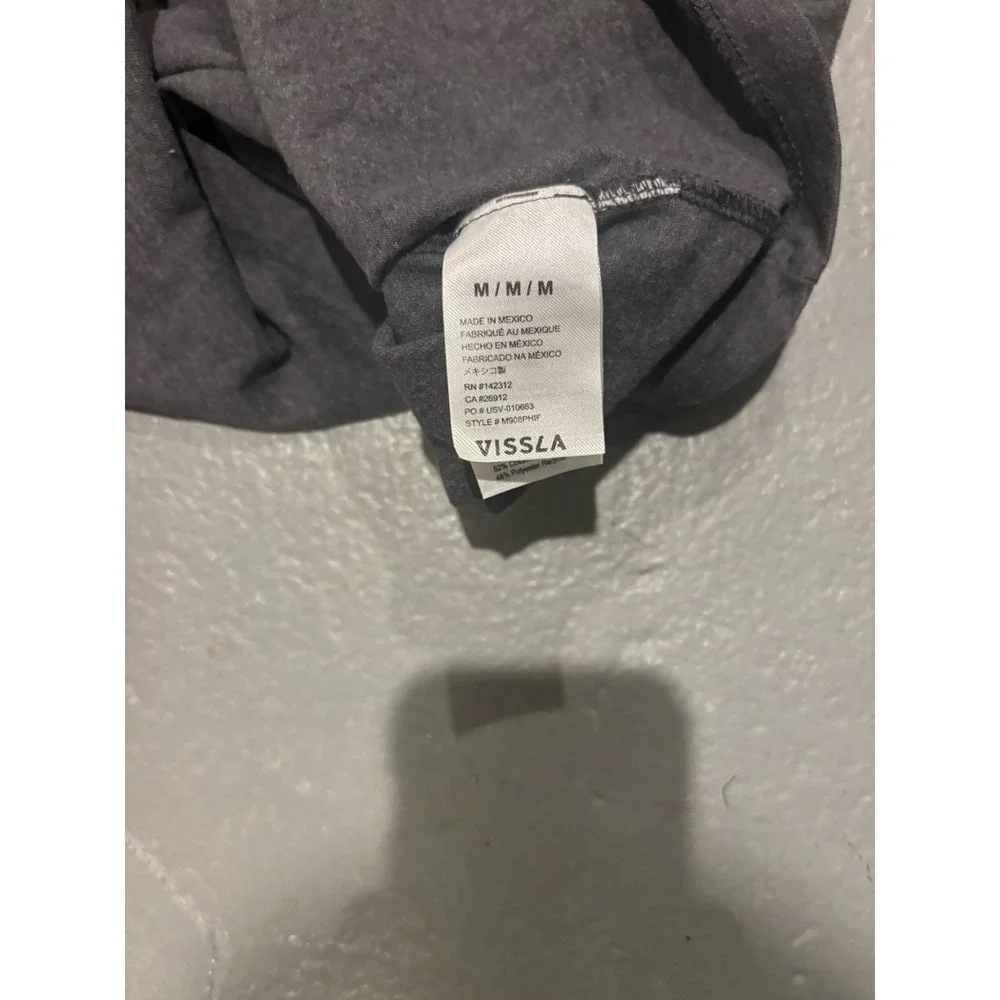 Vissla Pocket T-Shirt Mens Medium Surf Tee Sustainable Eco Billabong‎ O'Neill - Picture 7 of 8